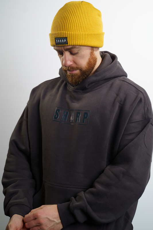 Premium Heavyweight Oversized Hoodie - Charcoal - Men's