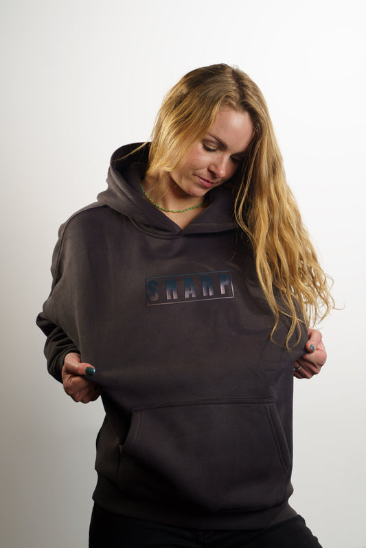 Premium Heavyweight Oversized Hoodie - Charcoal - Women’s