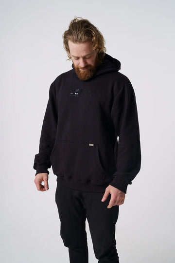 Men's Classic Regular Fit Hoodie - Black