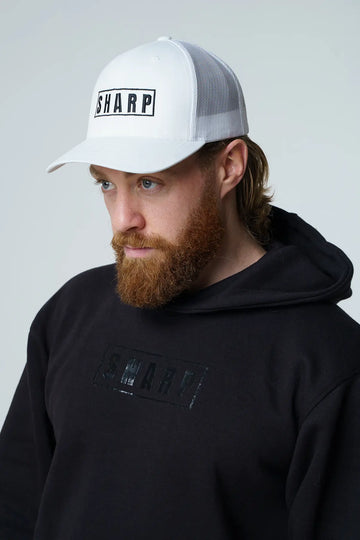 Sharp Trucker in White