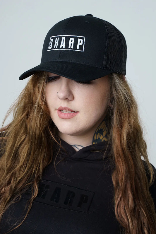 Sharp Trucker in Black