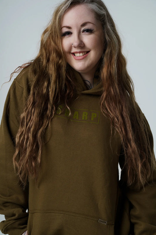 Women's Classic Relaxed fit Hoodie - Khaki