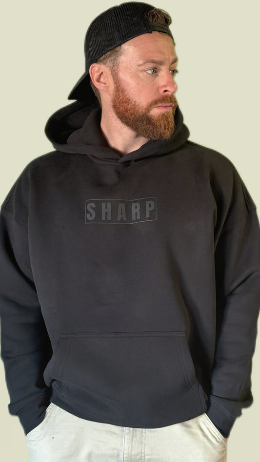 Black Premium Heavyweight Oversized Hoodie