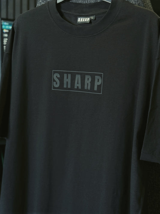 Black Premium Oversized Sharp T-shirt