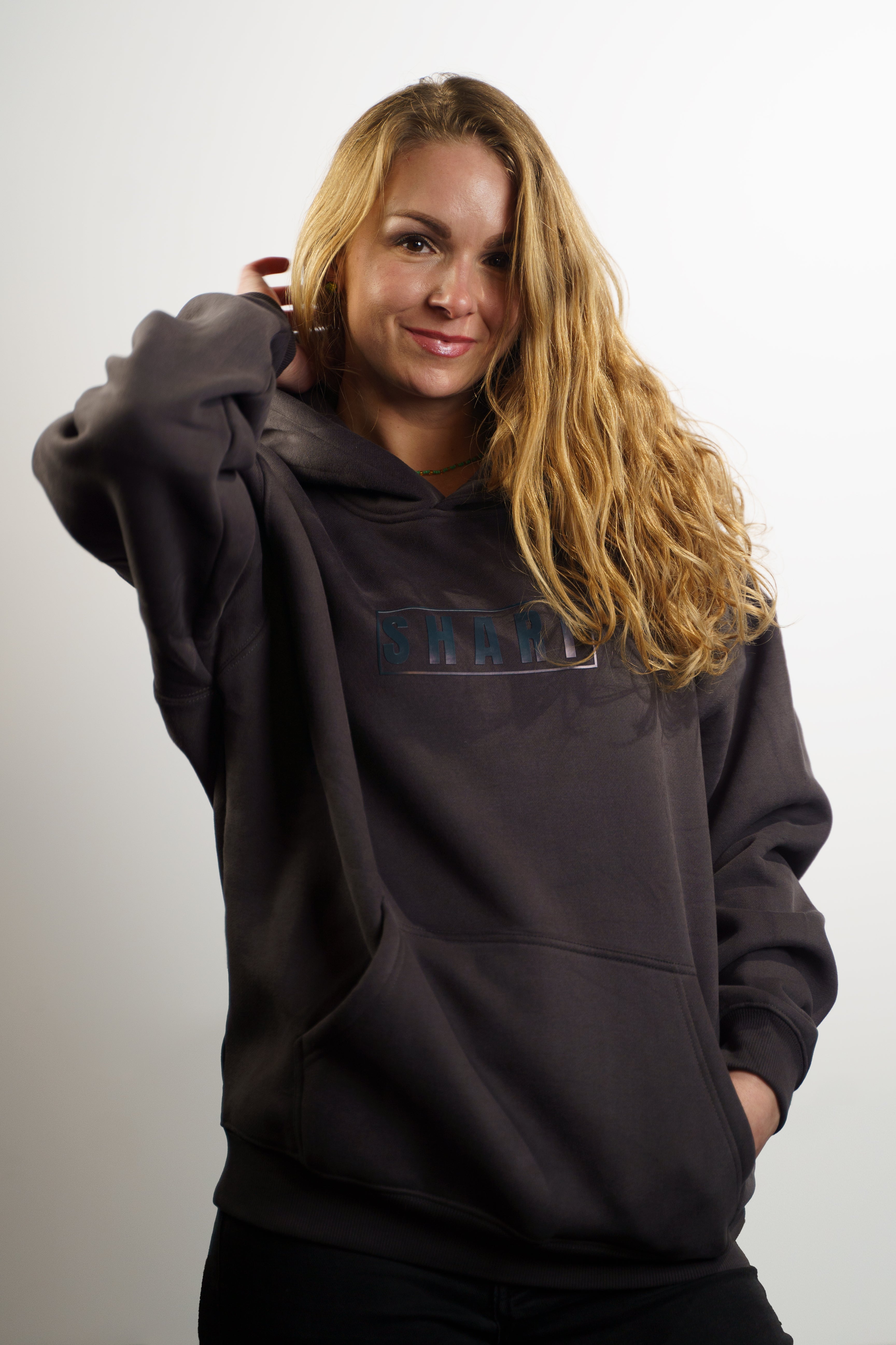 Womens charcoal hoodie sale