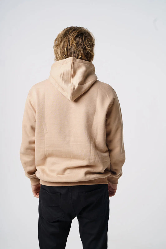 Men's Classic Relaxed Fit Hoodie - Sand