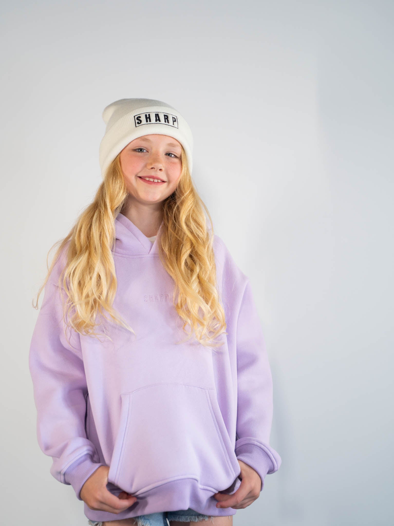 Kids Premium Oversized Hoodie - Lilac