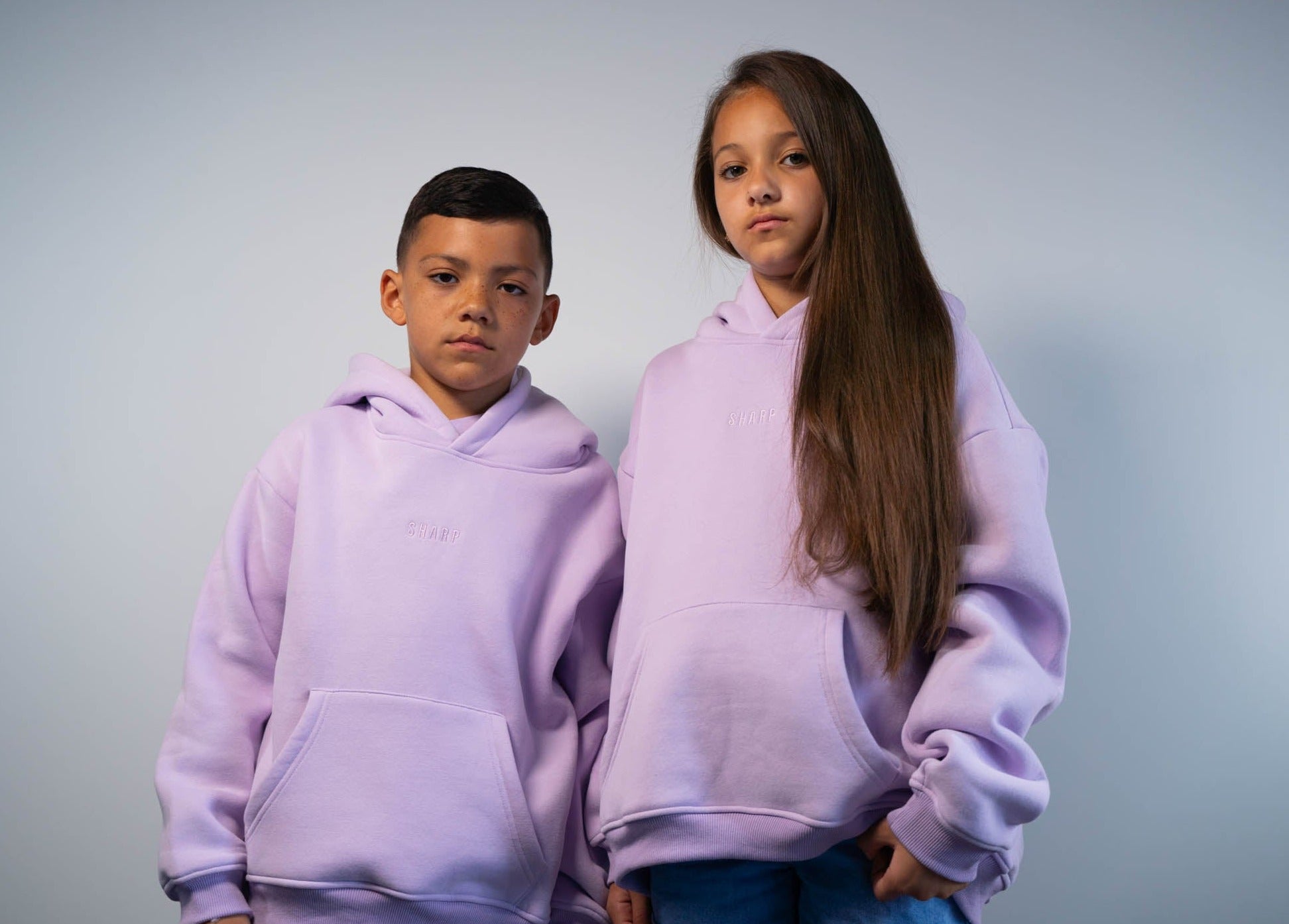 Kids Premium Oversized Hoodie - Lilac